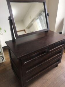 松本民芸家具 T型ドレッサー　ｗ70-16000